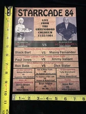Replica Wrestling Event Poster NWA CWA Starrcade 84 Ric Flair Dusty Rhodes1 0x7