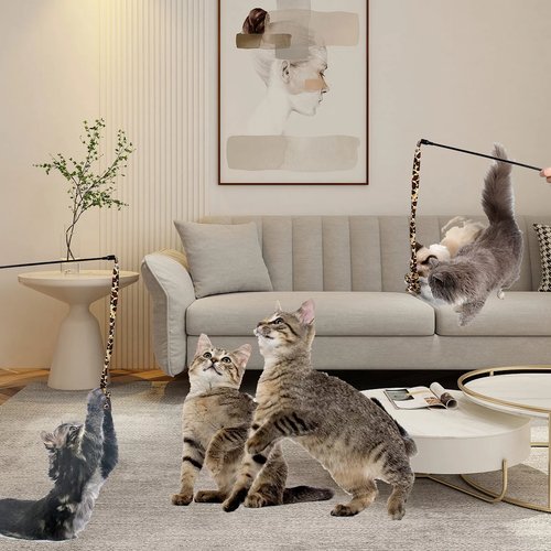 Giocattoli per Gatti - 21PCS Giocattoli Assortiti per Gattini con Tunnel, Teaser e Palline Pieghevoli - Foto 3 di 9