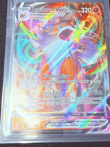 Lycanroc VMAX Holo Ultra Rare SWSH07: Evolving Skies 092/203