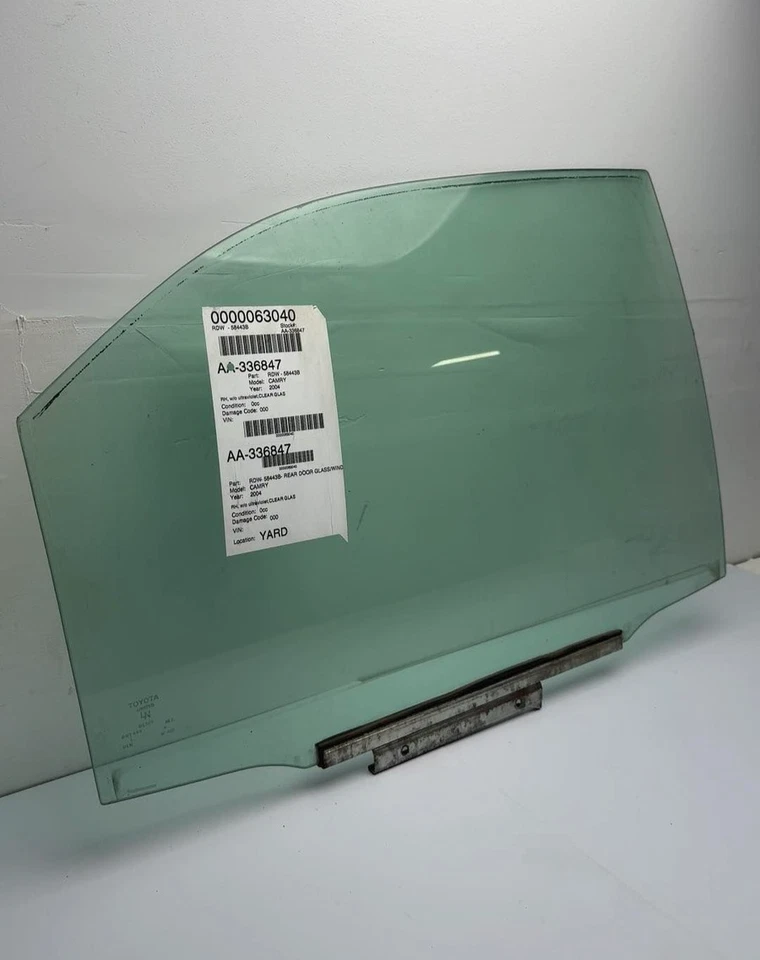 02 03 04 05 06 TOYOTA CAMRY Rear Door Glass/window Toyota Right OEM G004-3 Foto 2 de 4
