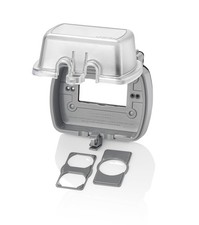Weatherproof Outlet Box, Extra Duty 1-Gang While-In-Use Cover Includes Insert...