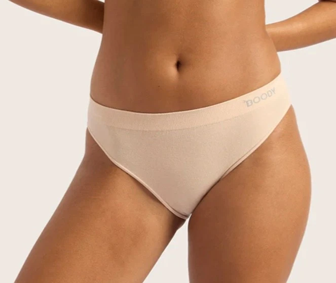 Boody Classic Bikini Sz Ex-Large XL Soft Comfy VISCOSE Great Fit Beige - Image 3 of 4