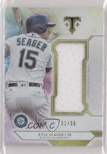 2018 Topps Triple Threads Single Jumbo Relics 11/36 Kyle Seager #SJR-KS2 9su