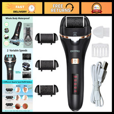 Rechargeable Electric Foot Callus Remover - Waterproof Pedicure Tool, Dead Skin