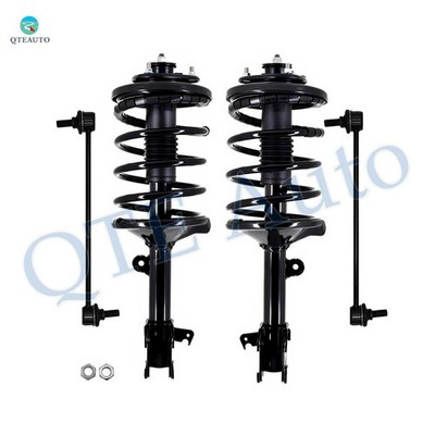 Set 4 Front Sway Bar Link-Quick Complete Strut For 2006-2008 Honda Pilot V6 AWD