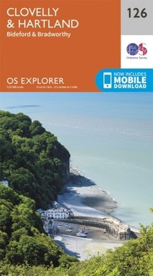 Clovelly and Hartland by Ordnance Survey (Sheet map, folded)