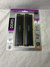 NEW Crucial - Pro OC Gaming 64GB (2x32GB) DDR5 6000MHz C40 SEALED