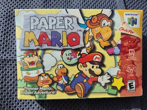 Paper Mario Nintendo 64 (N64) NEW Factory Sealed CIB