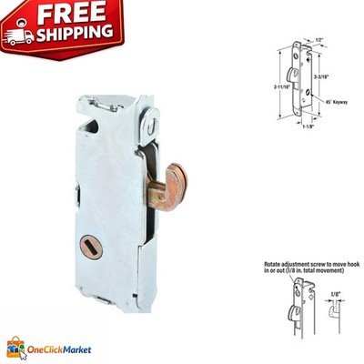 E 2014 Adjustable Mortise Lock for Sliding Doors - 45º Keyway & Durable Design