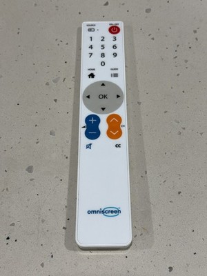 CombiTel Omniscreen Hospitality Television Remote, NEW