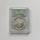 1878 Morgan Dollar PCGS MS62 Philadelphia 7/8TF Weak Silver $1 KM#110
