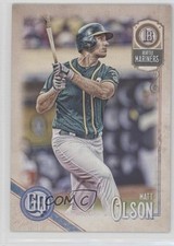 2018 Topps Gypsy Queen Team Swap Error Variation SP (Mariners) Matt Olson 1b3