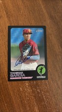 Yhoswar Garcia 2022 Topps Heritage Minor League Black Auto ROA-YG Threshers /50