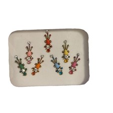 Indian Bollywood Bindi Body Jewel Self Adhesive, Crystal Forehead, Face Jewels