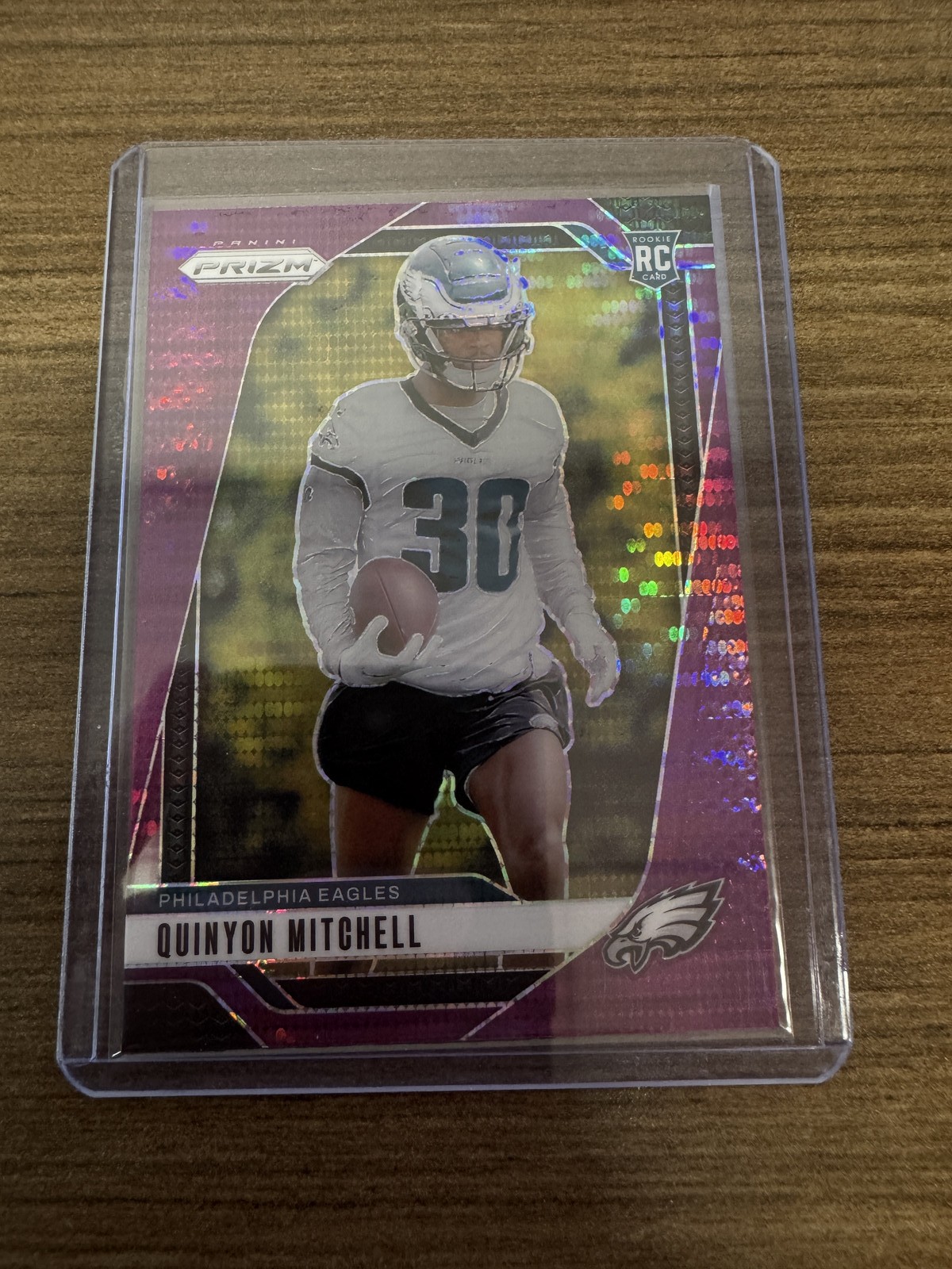 2024 Panini Prizm Quinyon Mitchell Rookie Prizm Purple Pulsar #381