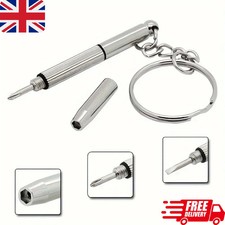 3 IN 1 MICRO PRECISION REPAIR GLASSES SCREWDRIVER KEYRING WATCH SPECTACALS SUN