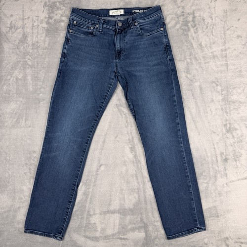 Madewell Athletic Slim Jeans Mens Size 31x30 Blue Tapered Stretch Premium Denim