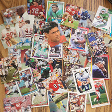 NFL Football Trading Cards Lot 100 Vintage 89-95 Pro Set Classic 95 NFL Draft