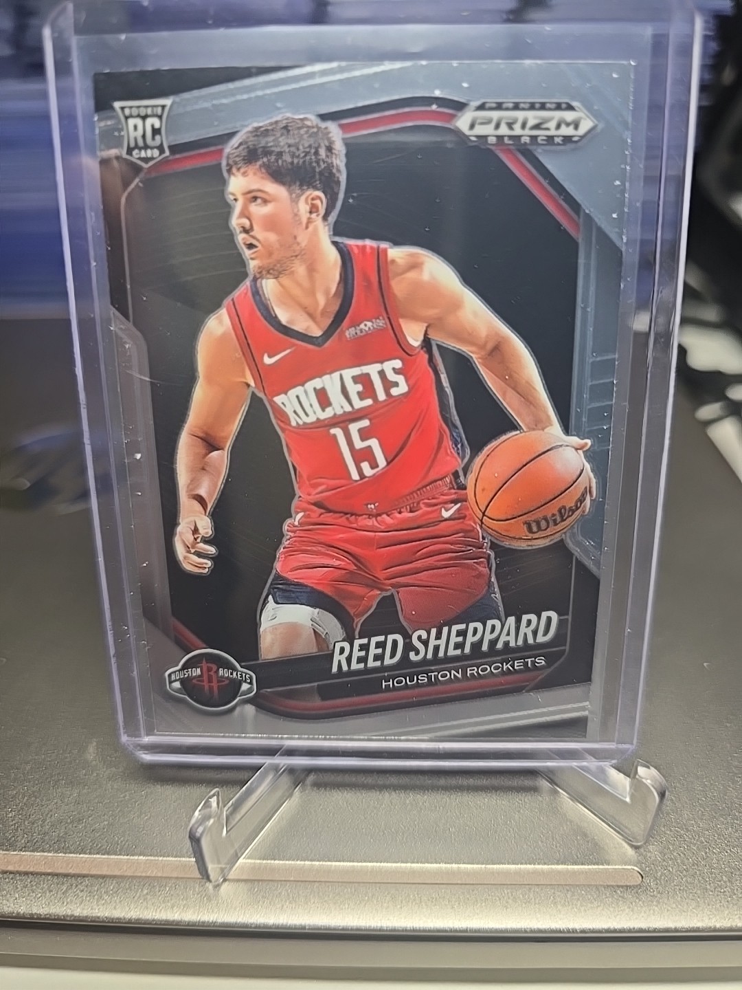 2024-25 Panini Prizm Black - Reed Sheppard, Reed Sheppard #145 (RC)
