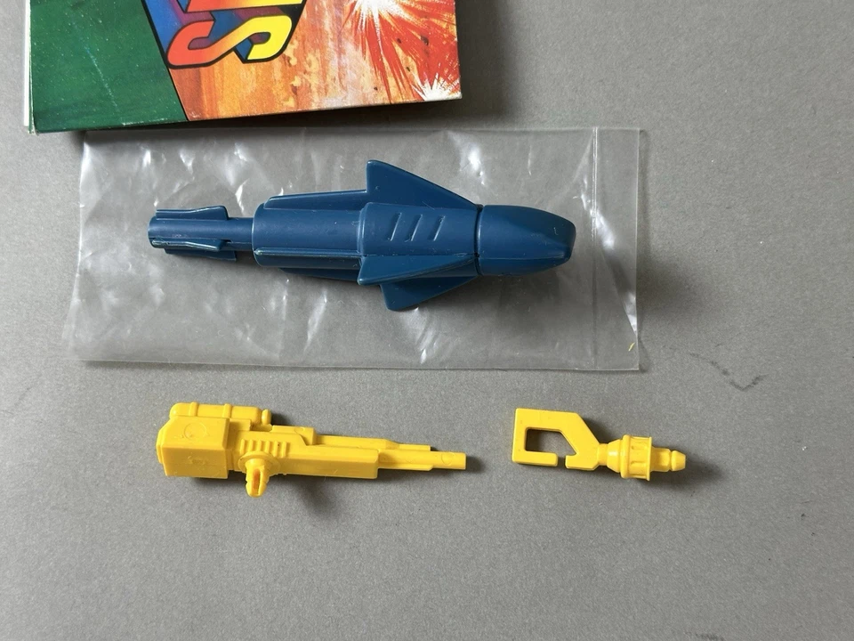 Caja y accesorios Kenner Centurions Tidal Blast 1986 de colección + figura Max Ray Foto 3 de 4