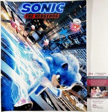 Ben Schwartz Signed Sonic The Hedgehog 11x14 Photo Authentic Autograph JSA COA