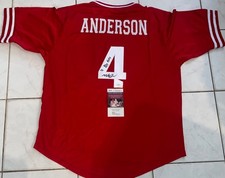 Max Anderson Signed Autographed Nebraska Cornhuskers Custom Jersey JSA N