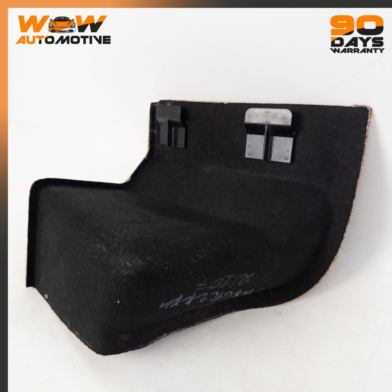 12-17 BENTLEY CONTINENTAL GTC REAR RIGHT INSIDE TRUNK PANEL CARPET COVER OEM