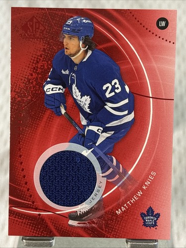 2025-26 SP Game Used Matthew Knies #176 Red Jersey