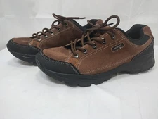 Nevados Hiking Shoes Mens 8.5 Brown Leather Low Tops Fishing Hunting Outdoor 