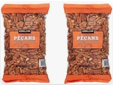 2 PACK - Kirkland Signature Shelled Pecan Halves Nuts Total 4 Lb