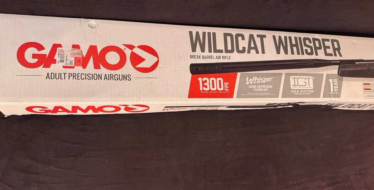 Gamo Wildcat Whisper .177 Cal Pellet 4x32mm Scope Air Rifle