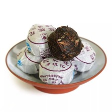 2015 yr Red Rose Flower Flavor Mini Ripe Tuo Cake puer Pu'er Pu erh Tea 80PCS