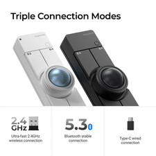 Keychron Nape Pro Bluetooth Wireless or Wired Trackball Mouse Black NP-2 Gizmodo