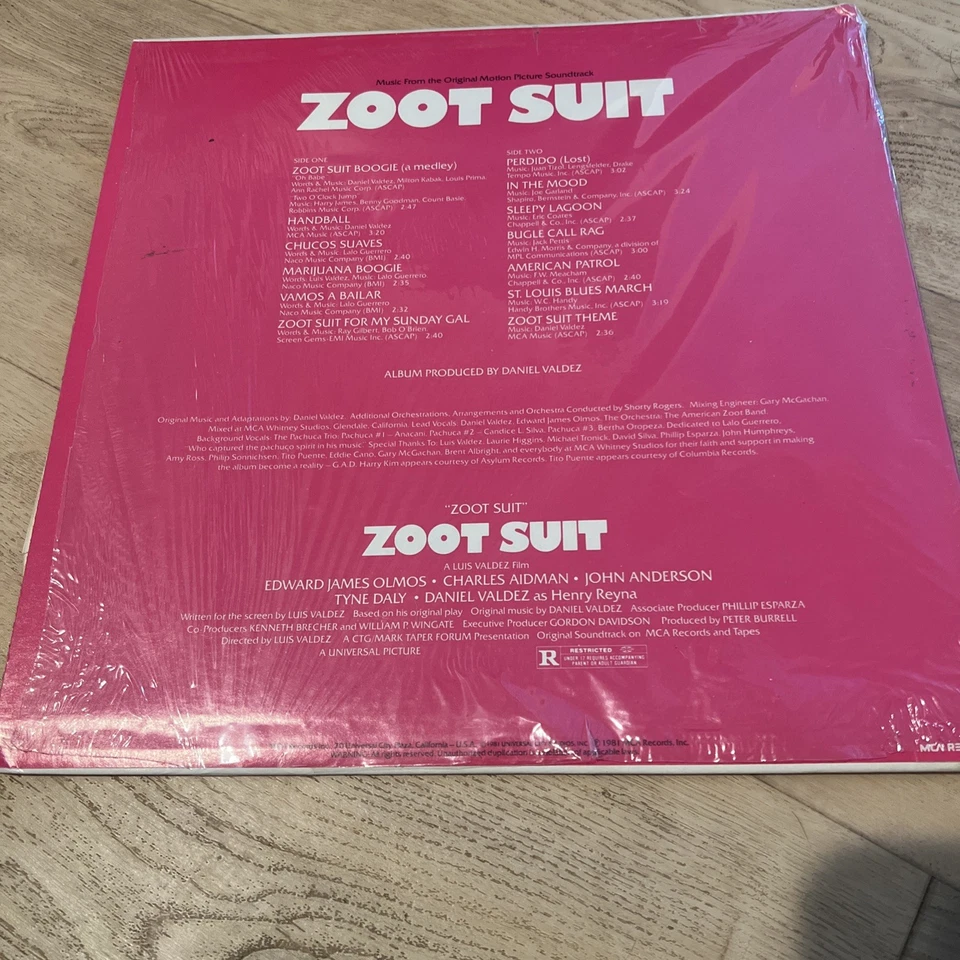Daniel Valdez Zoot Suit (Soundtrack) 1981 MCA-5267 Album - Image 4 of 4