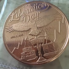 Limited Edition 🔥1oz Copper Liberation Day! Political Series Disme Coin 2026 on The Hot Collector