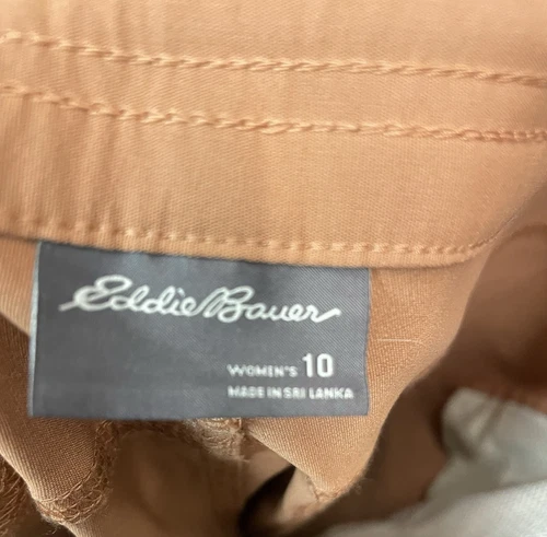 Eddie Bauer Women's Size 10 Rainier Cargo Hiking Fishing Zip Pocket Shorts - Picture 10 of 10