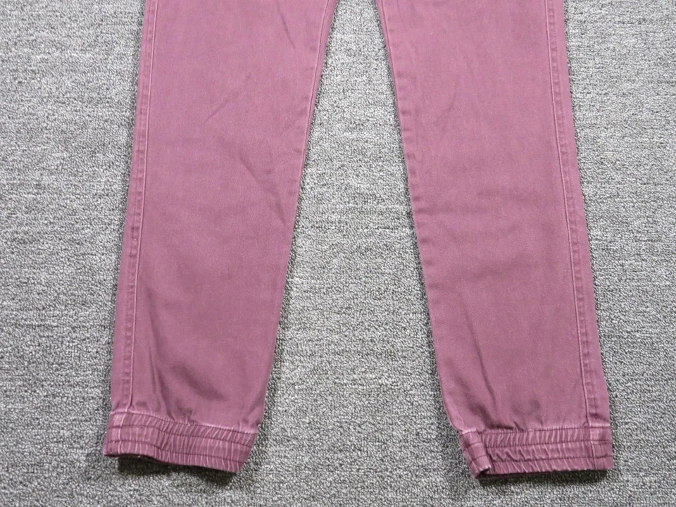 Pantalones de Carbono Para Hombre Medianos Borgoña Freedom Flex Joggers Cordón Puños Elásticos Foto 3 de 4