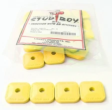 Stud Boy Super Lite Plus Single Backers Yellow 24-Pack