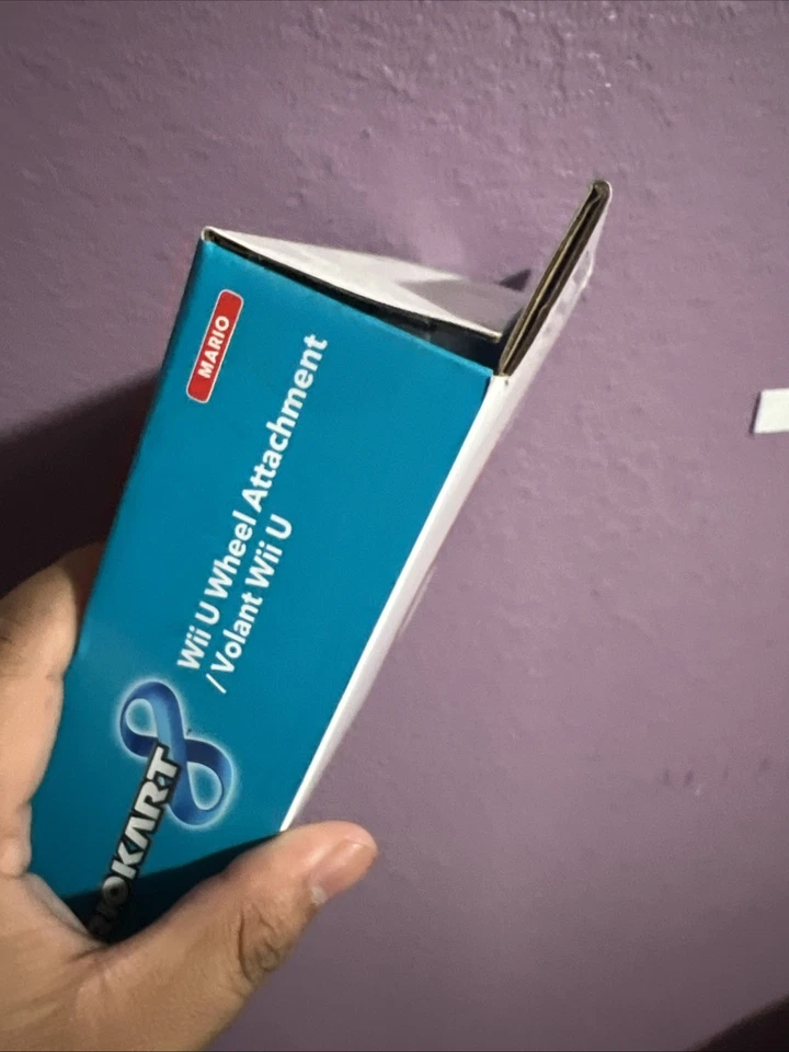 Official Nintendo Wii U Mario Kart 8 Steering Wheel -Red Hori FREE SAME DAY SHIP - Image 2 of 4