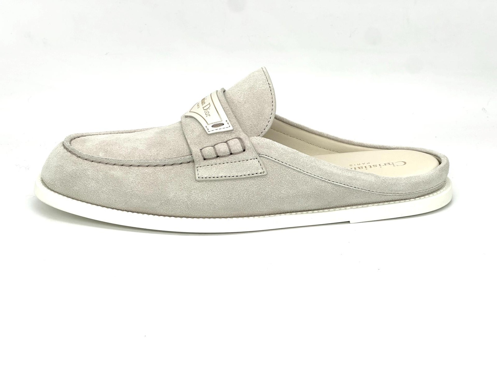 DIOR BOY Suede Flat Mule Sandals Slides Loafers Shoes $1000 thumbnail 5