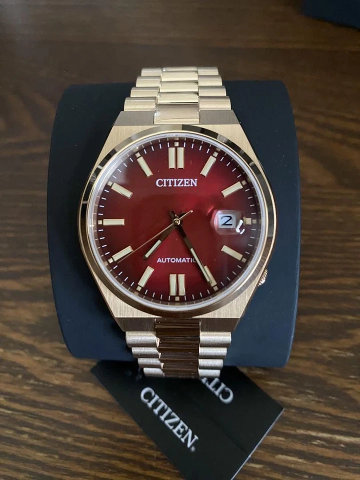 Citizen Men's watch, Tsuyosa Automatic 40mm NJ0153-82X in gold and red - Image 2 of 4