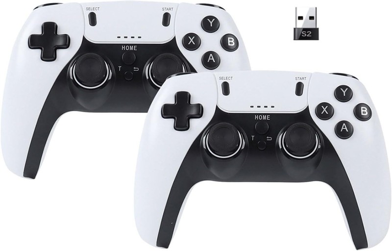 2x Wireless Retro Game Controllers USB Gamepad for PC Raspberry Pi Smart TV