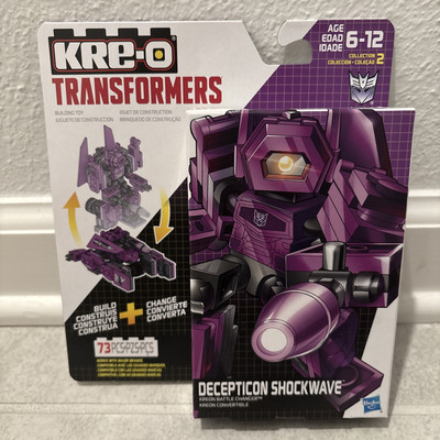 Kre-o Transformer Decepticon Shockwave 73 Pieces Hasbro 6-12 Ages New