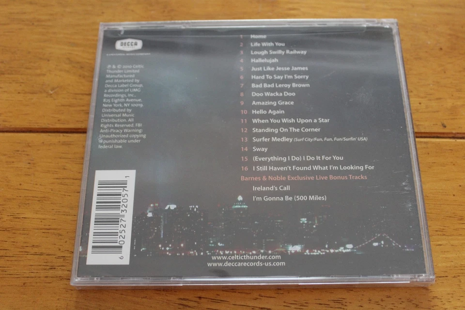 Celtic Thunder CD It's Entertainment! Pop Rock Vocal Group Barnes & Noble New Foto 2 de 2