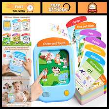 Kids Learning Tablet - Phonics Flash Cards, 600 Words, 100 Games, Screen-Free