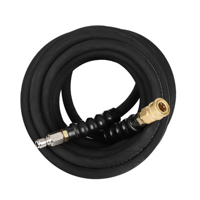 Ocpty 25Ft 3/8 Flexible Pressure Washer Hose 4800 Psi Non Marking Steel Wire