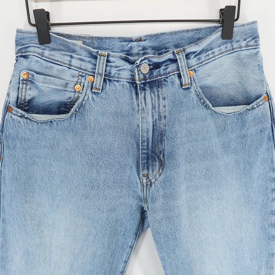 Мужские джинсы Levi's 567 32x32 синие расслабленные расклешенные джинсовая ткань хлопок вестерн - Изображение 2 из 4