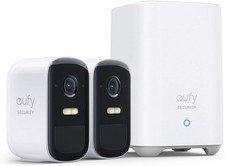 Eufy Security, eufyCam 2C Pro 2-Cam Kit, Wireless Home Security System - WHITE