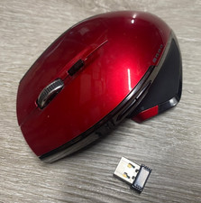 Verbatim Model 99021 Optical Wireless Mouse Red WITH DONGLE-TESTED