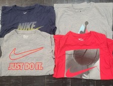 Lot of 4 Nike Long Sleeve Tee Shirts  1 Hawk Youth Boys Size Small 8-10